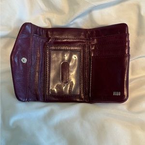 purple/maroon HOBO wallet